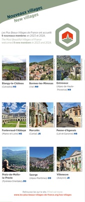 Carte Michelin 2025 Les Plus Beaux Villages de France®