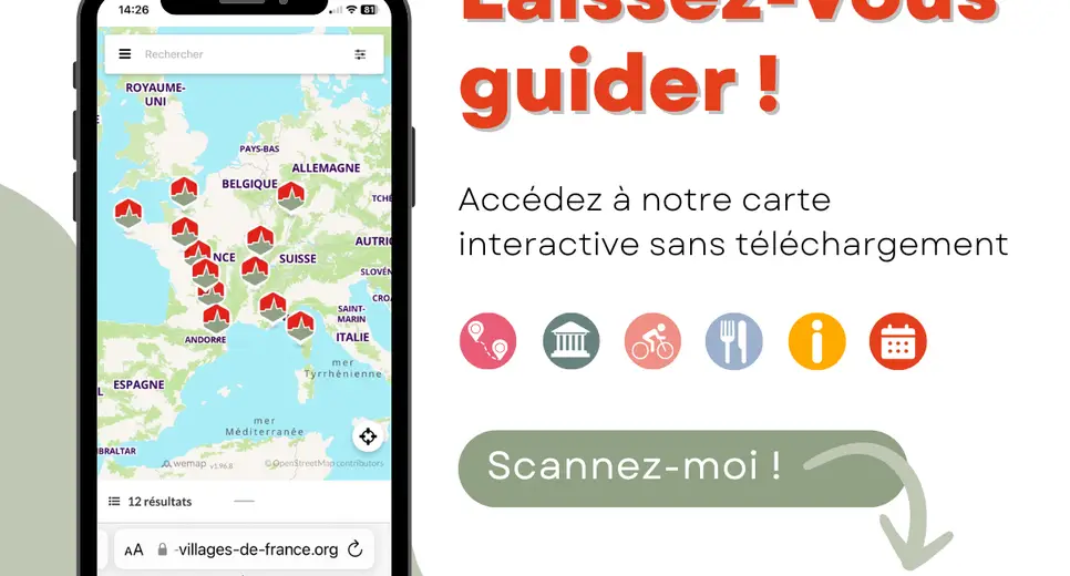 image de Nouvelle application cartographique "Les Plus Beaux Villages de France"