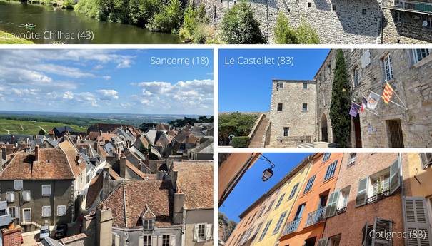 Le Castellet, Cotignac, Lavoûte-Chilhac et Sancerre rejoignent 
