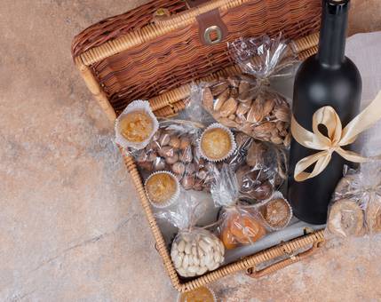 Panier gourmand de Noël