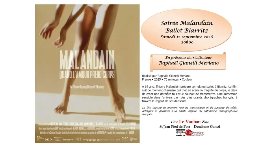 Ciné rencontre "Malandain" avec le réalisateur
