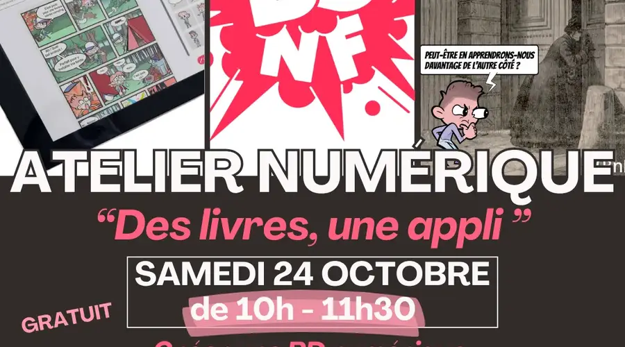 Atelier numérique  «Des Livres, une Appli»