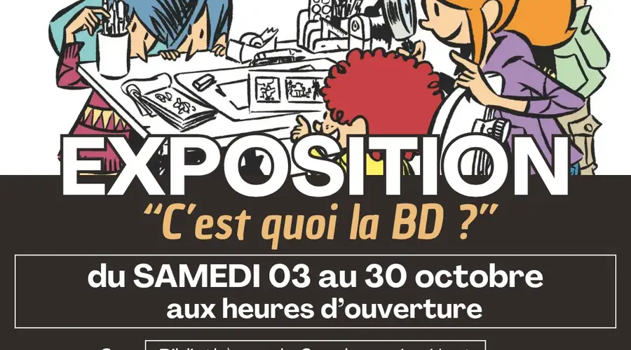 Exposition « C’est quoi la BD » à la Bibliothèque de Capdenac