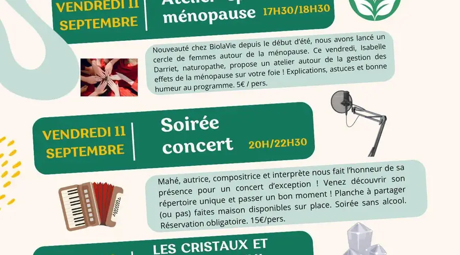 Atelier spécial ménopause