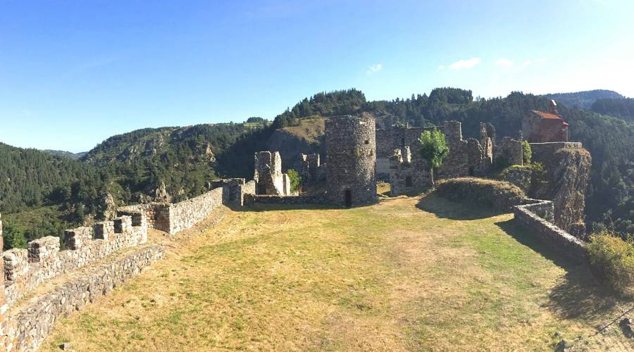 Site du château d'Arlempdes