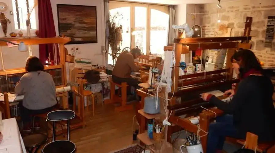 Ici, nos savoir-faire - Visite Atelier Sylvie Boyer Tissage d'Art