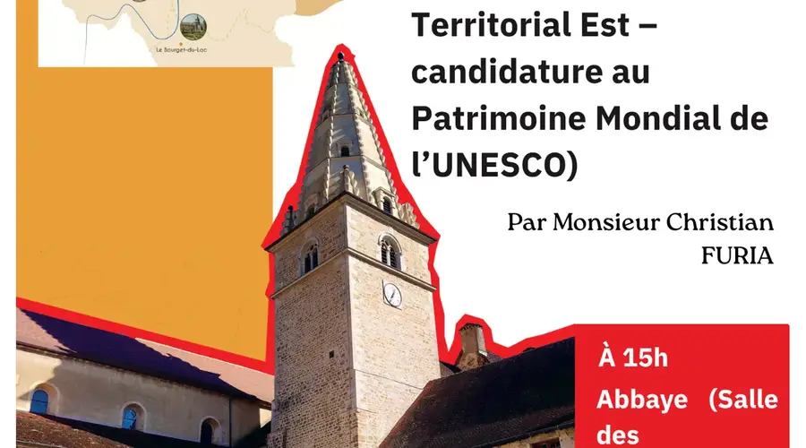 Conférence sur les sites Clunisiens de l'est de la France (membres du Comité Territorial Est - candidature au Patrimoine Mondial de l'UNESCO) par Monsieur Furia