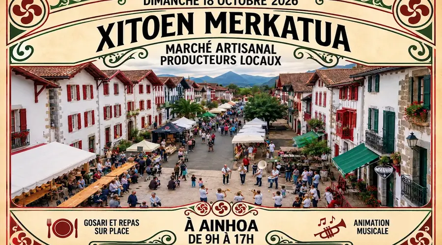 Xitoen Merkatua : Marché artisanal et producteurs locaux