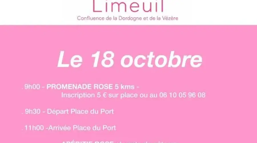 Octobre rose à Limeuil