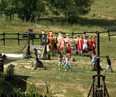 Camp de siège médiéval