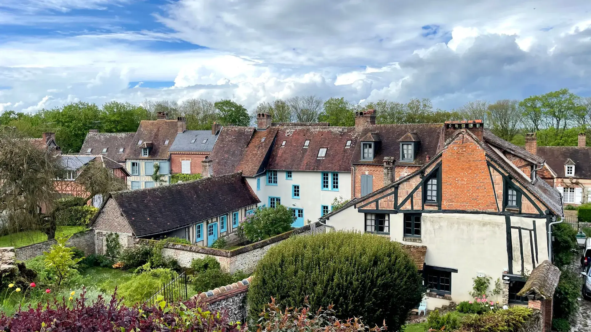 Gerberoy toits et jardins