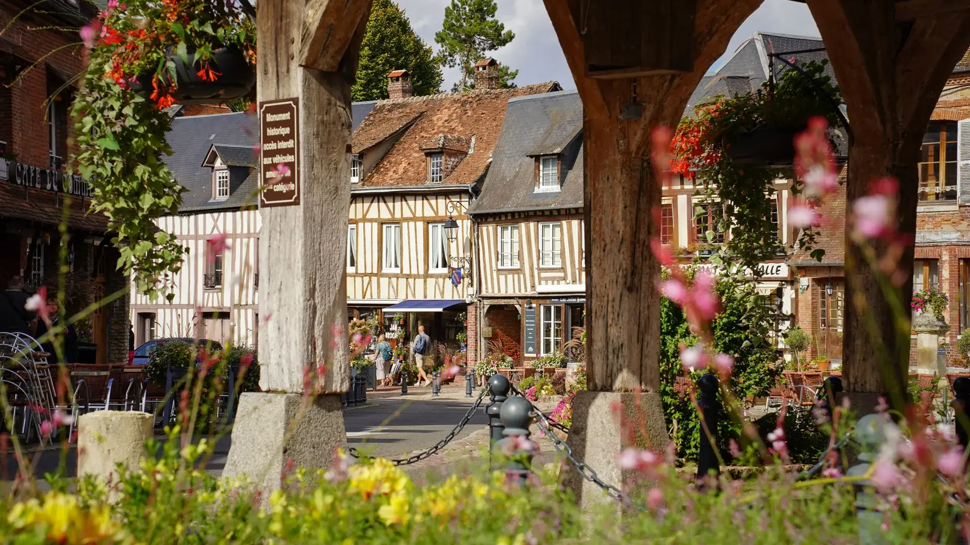Lyons-la-Forêt, vue depuis la halle