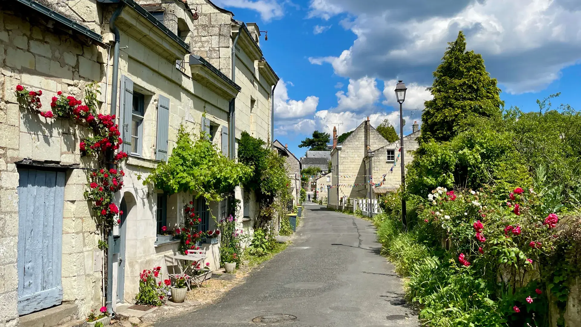 Montsoreau, rue fleurie