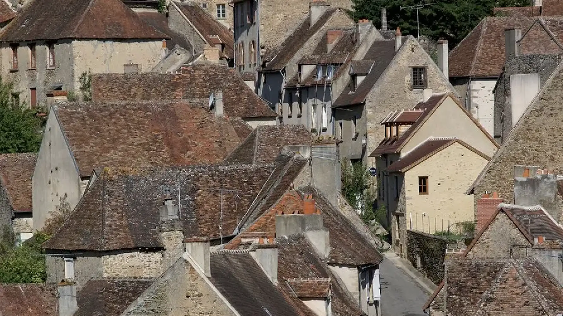 Saint-Benoît-du-Sault vue toits