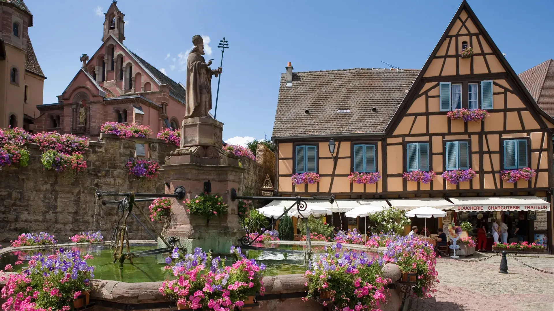 Eguisheim, place du château