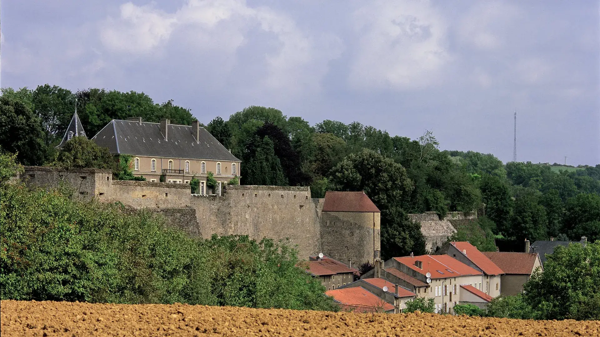 Rodemack vue château