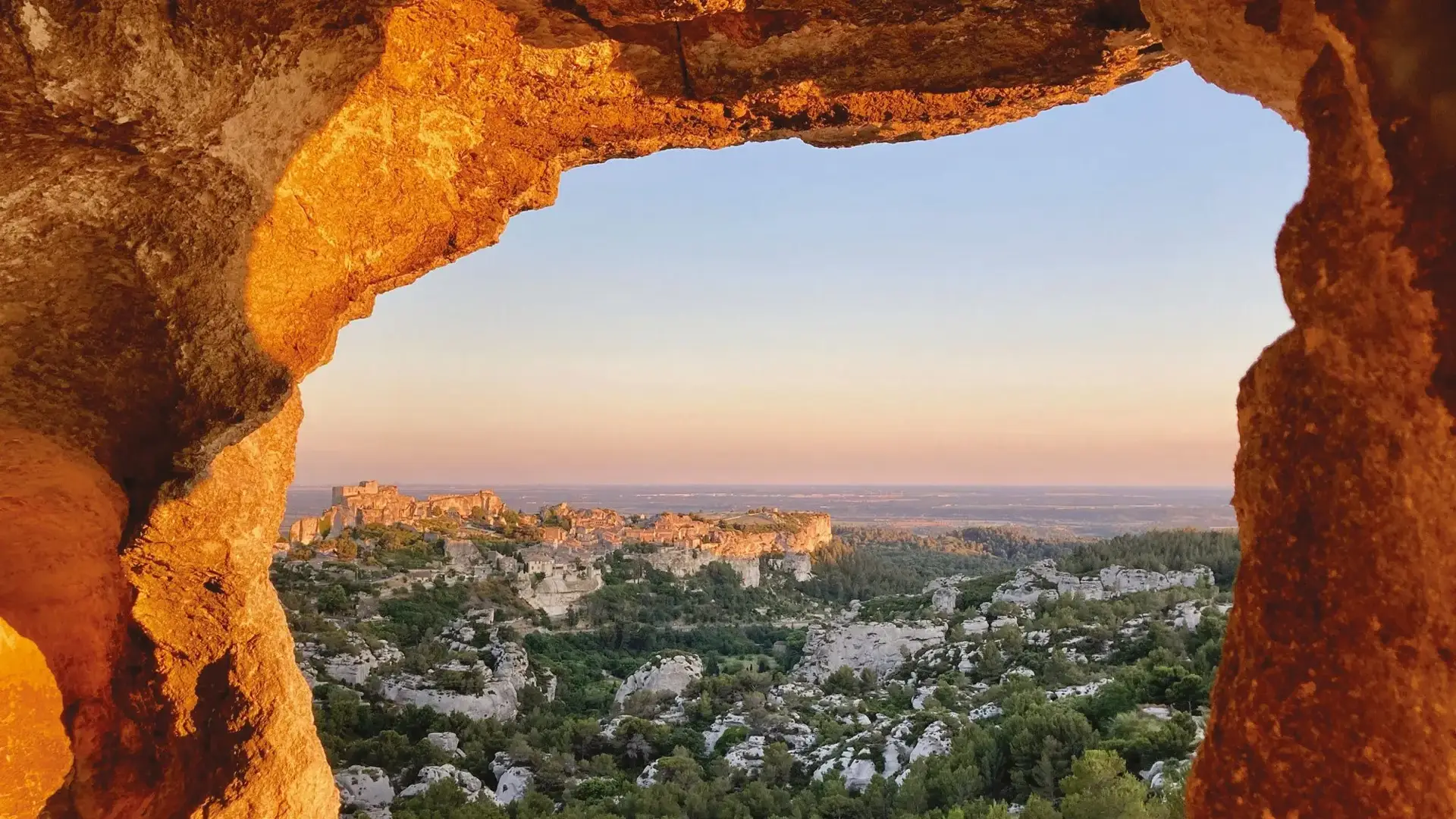 Les Baux-de-Provence vue de la roche