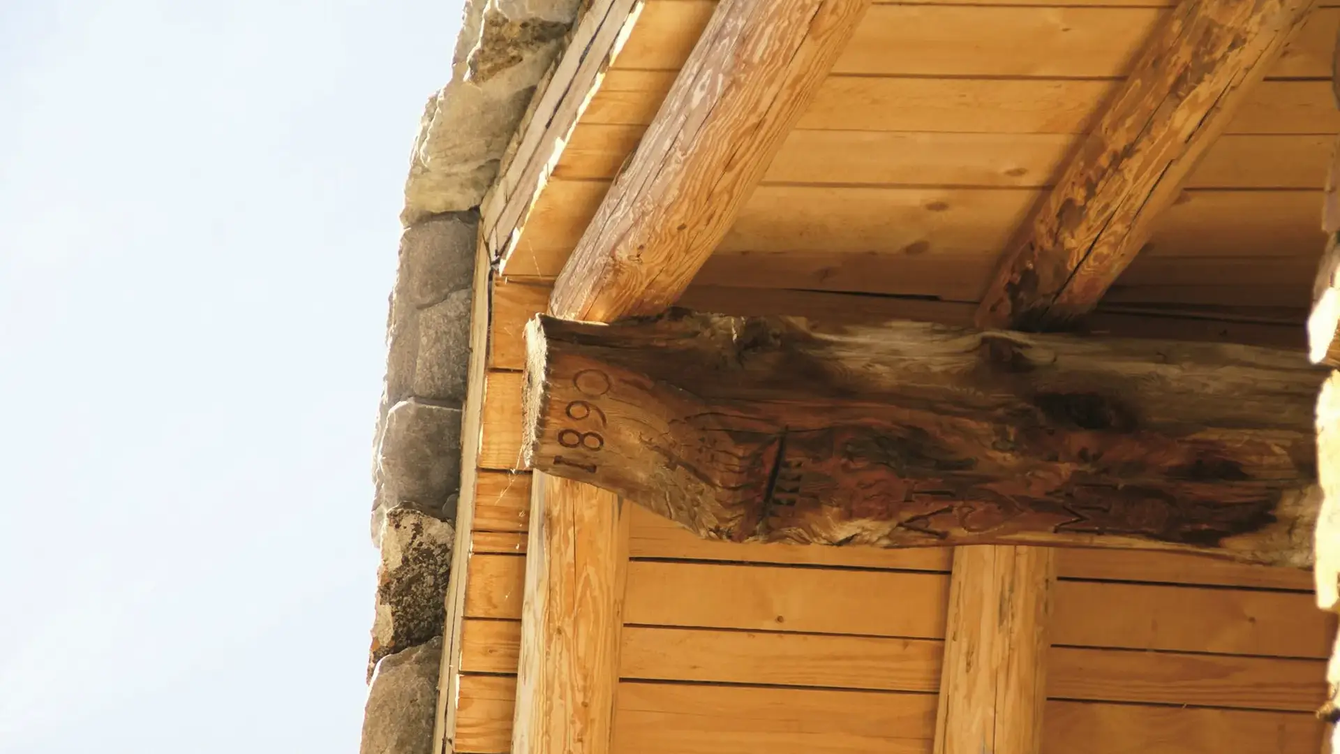 Bonneval-sur-Arc détail charpente