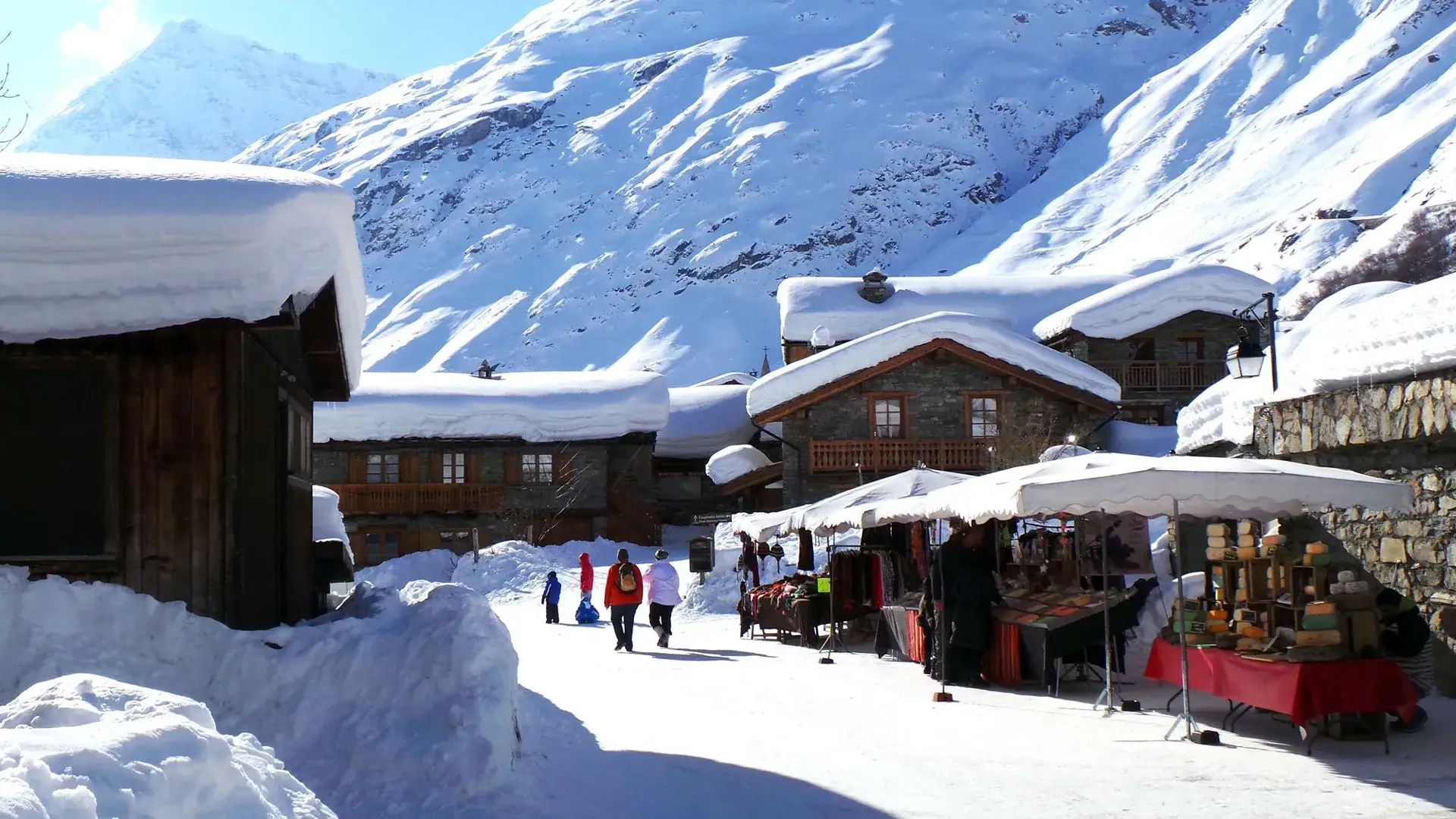 Bonneval-sur-Arc marché hiver