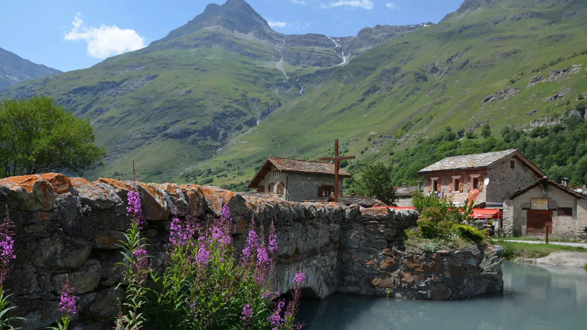 Bonneval-sur-Arc vue du pont de l'Arc