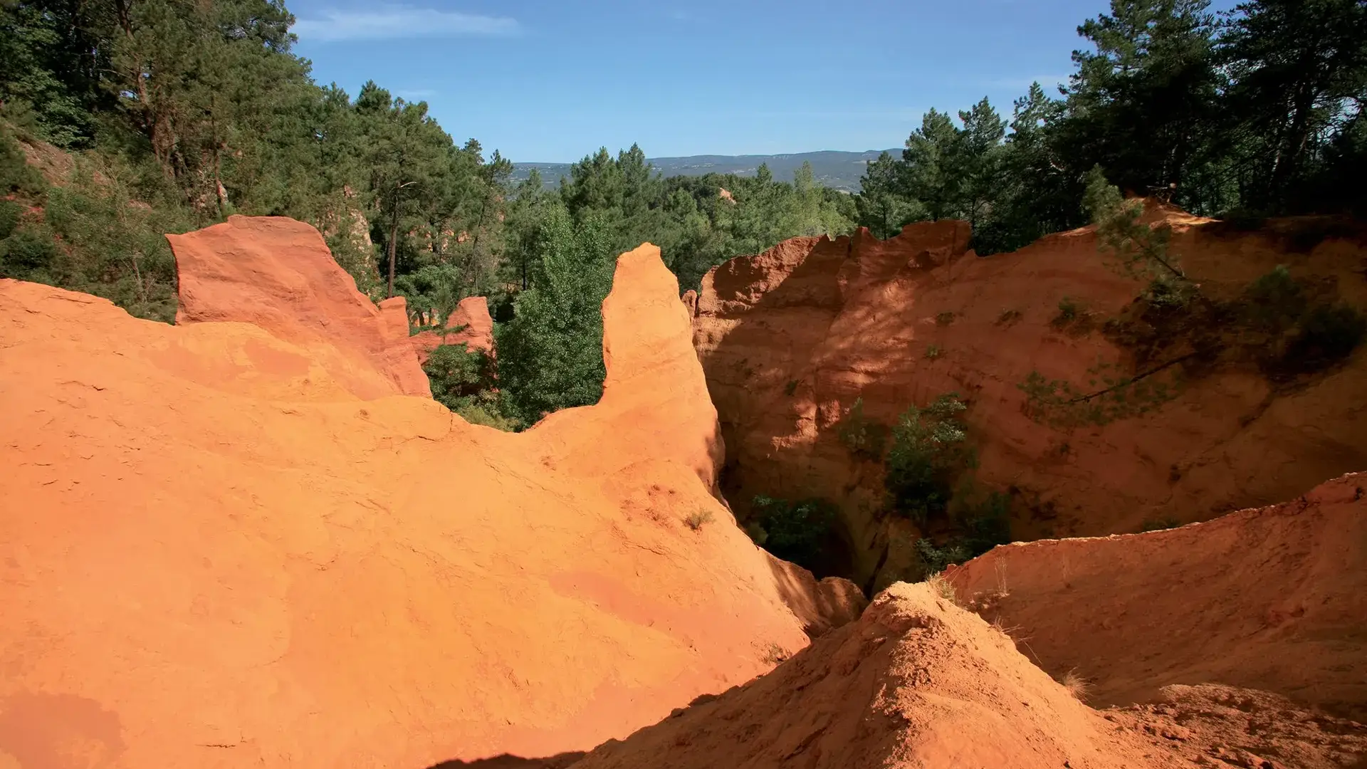 Roussillon paysages carrières d'ocre