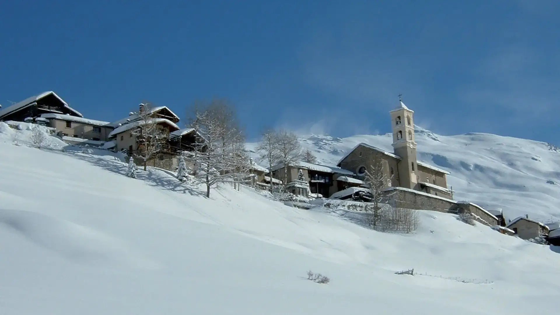 Saint-Véran sous la neige