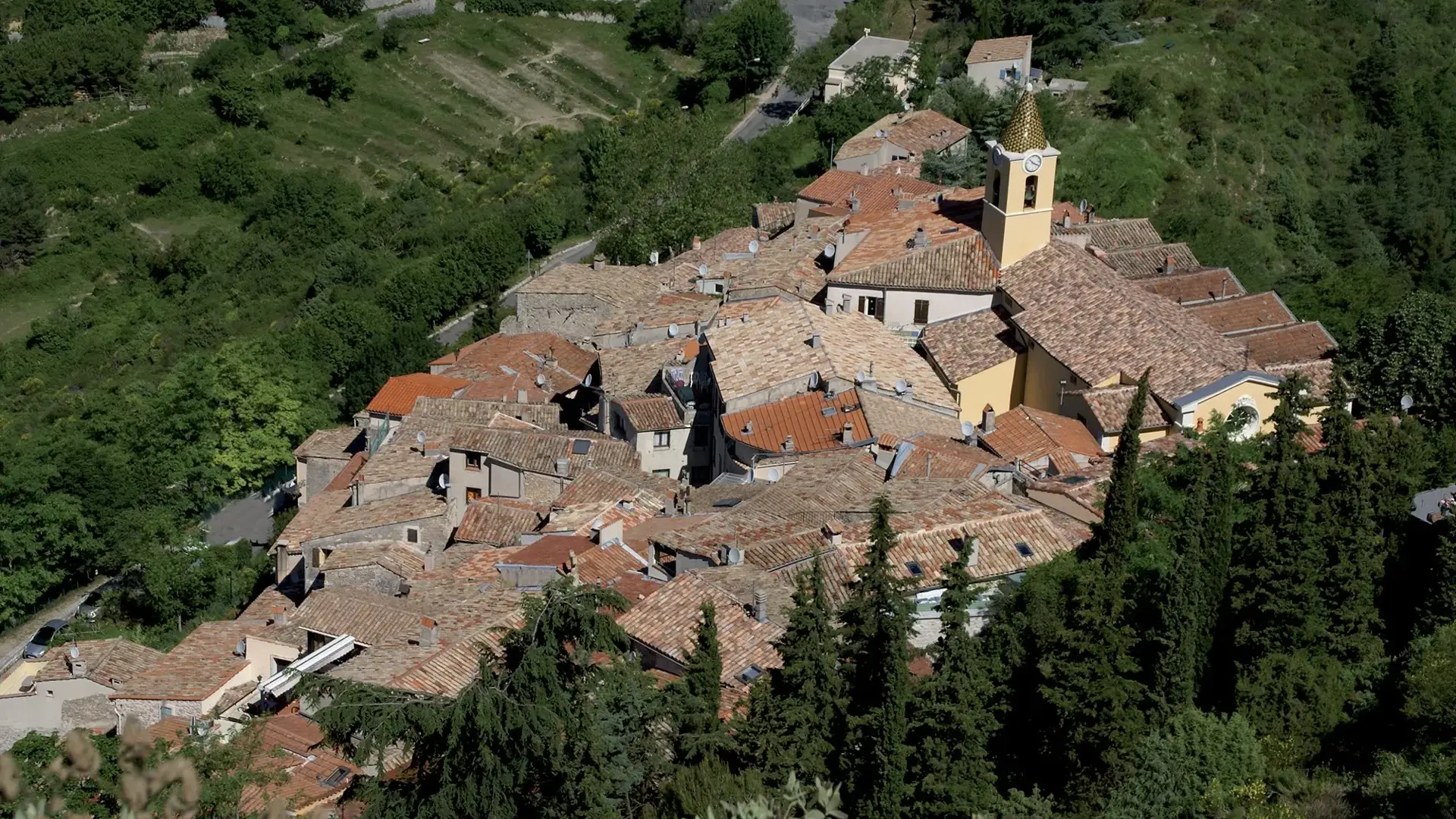 Sainte-Agnès vue haute