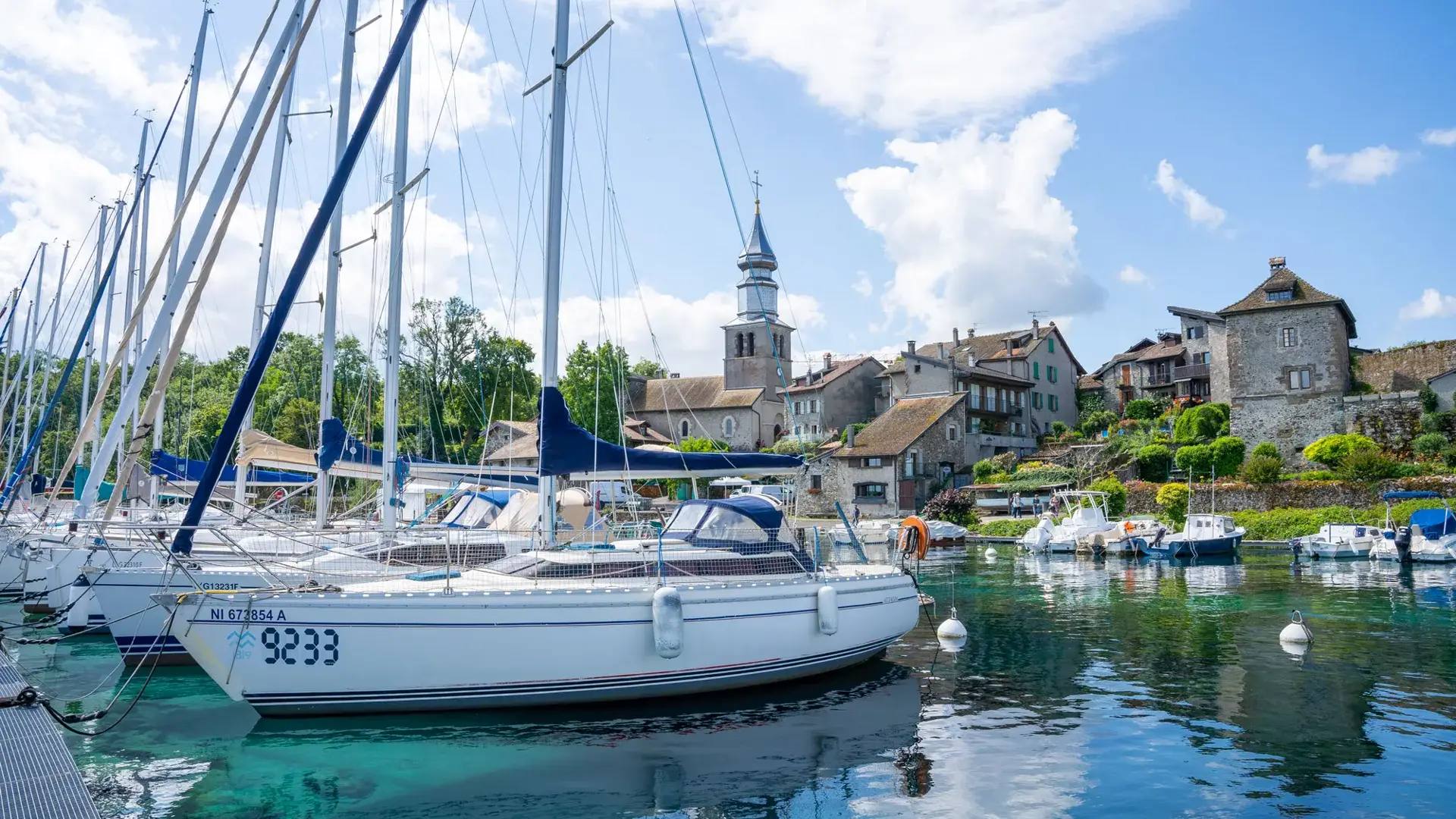 Yvoire, port de plaisance