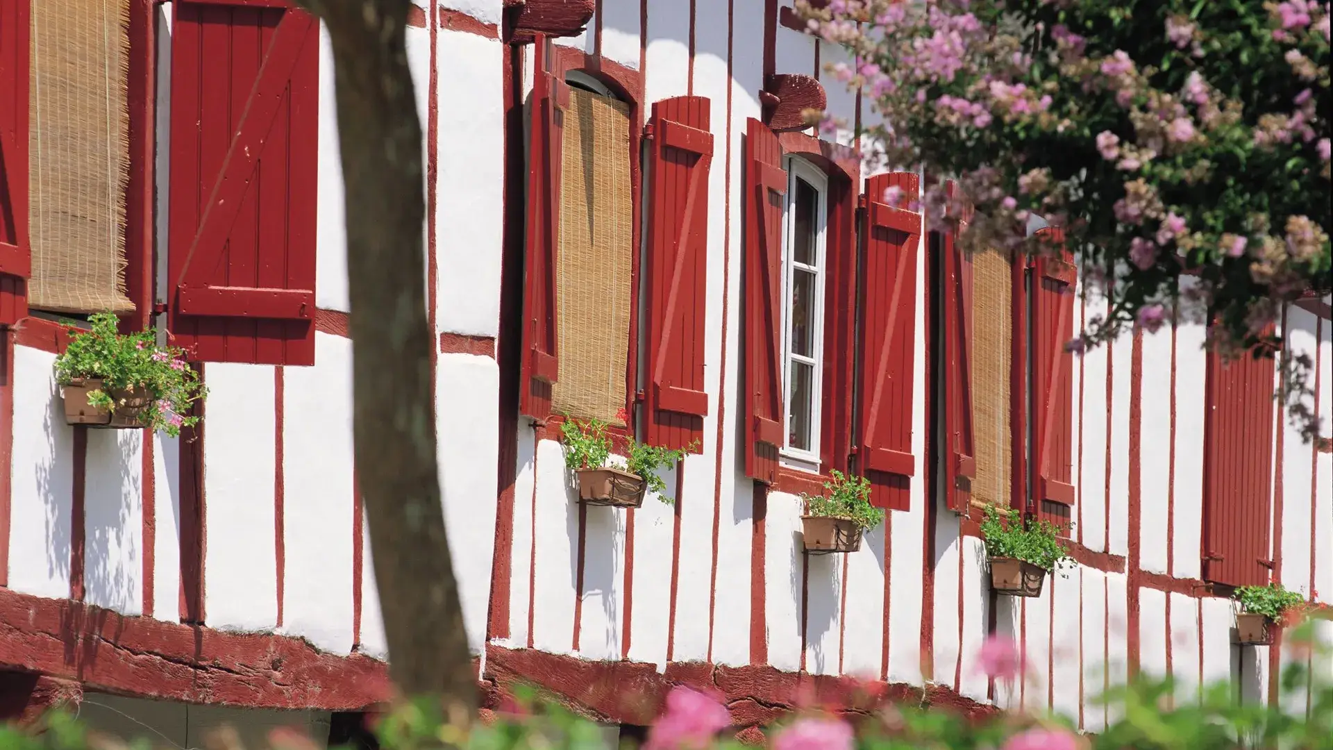 La Bastide-Clairence zoom façades