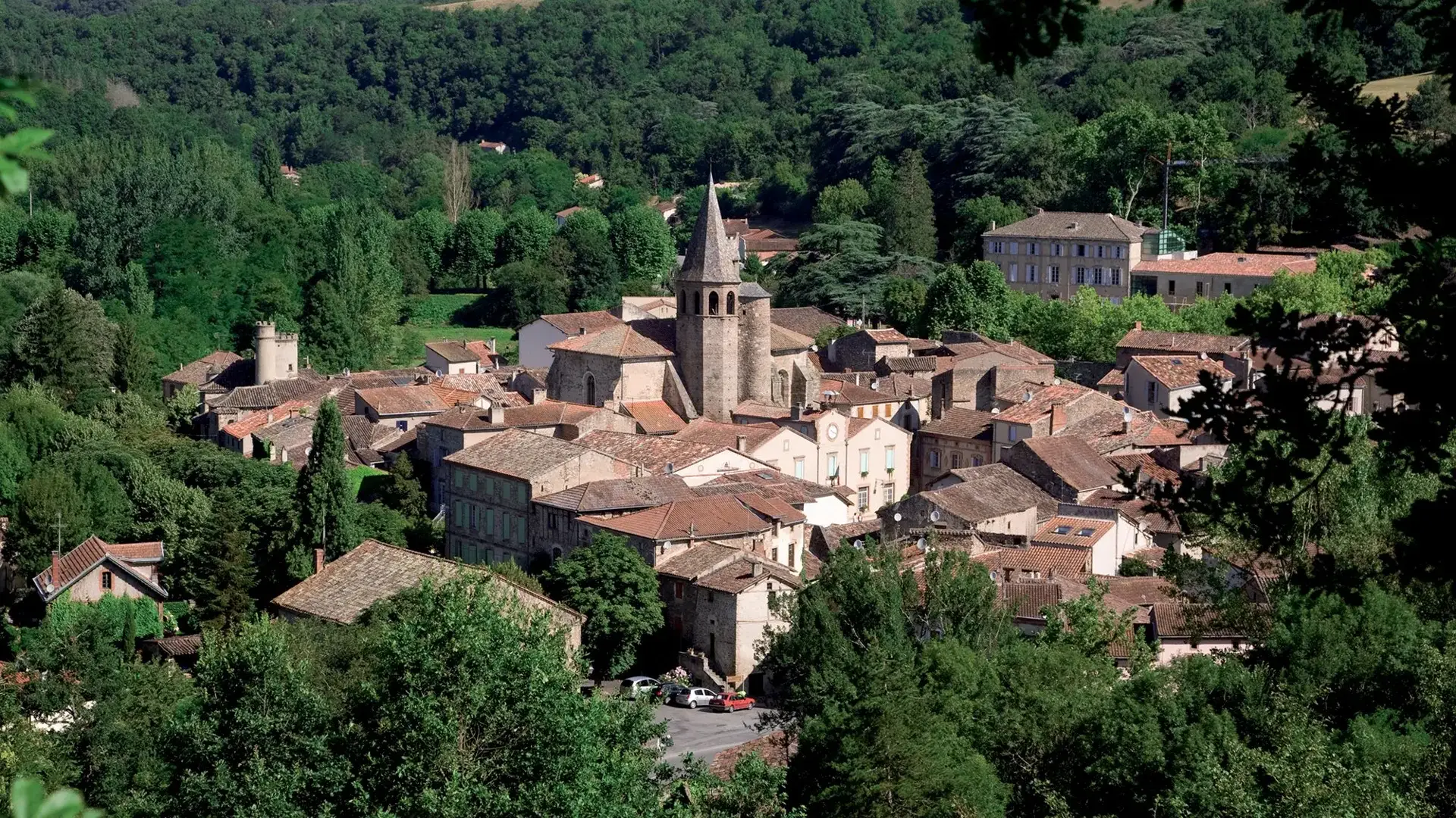 Monestiés vue d'ensemble