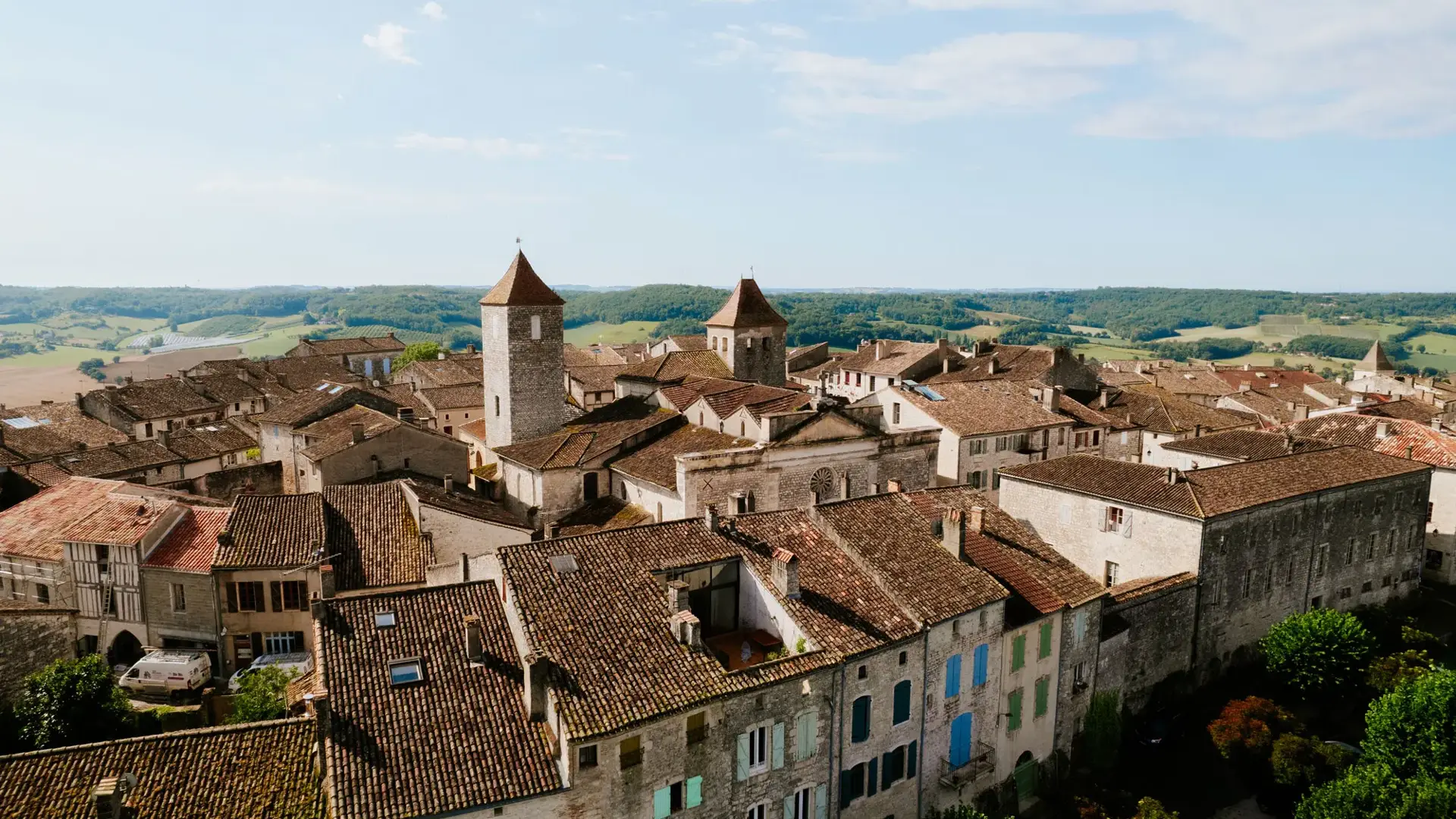 Lauzerte, vue d'ensemble