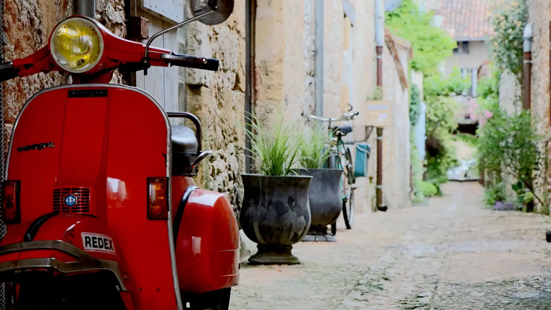 Monpazier, ambiance rue village