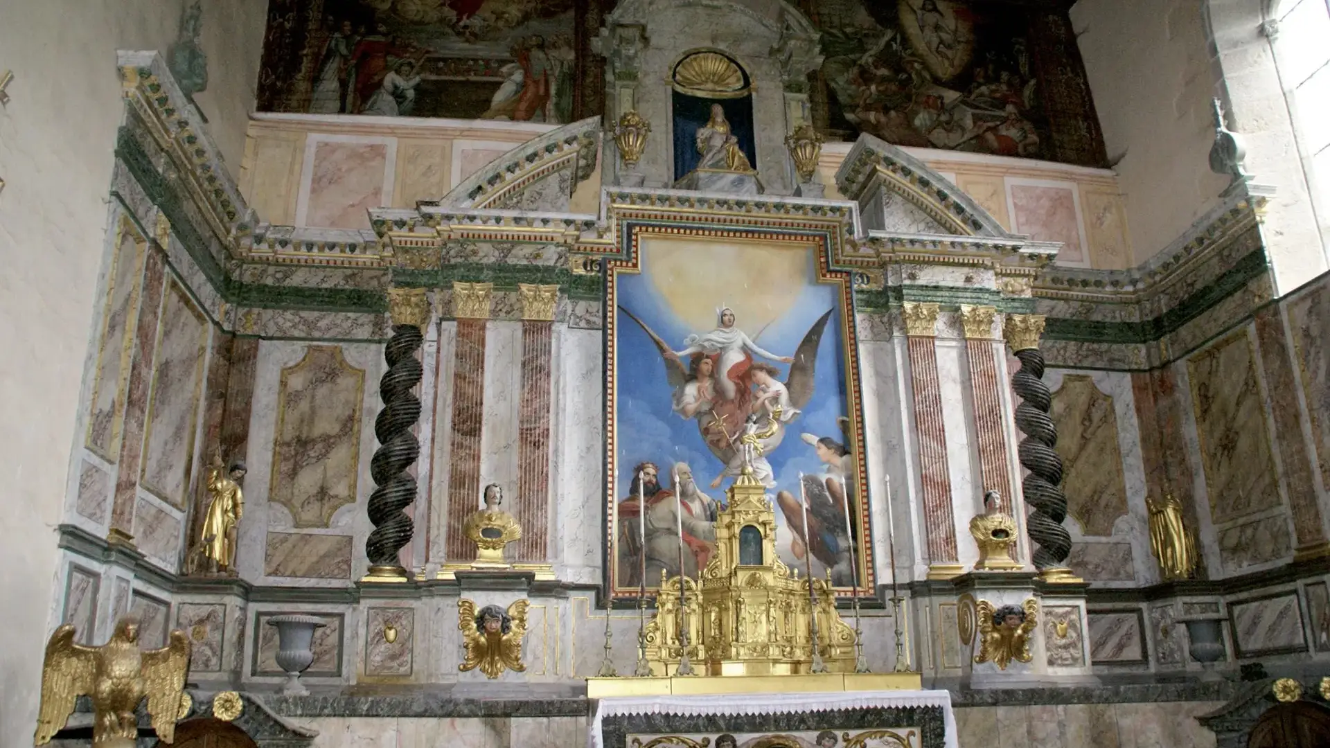 Mortemart retable église