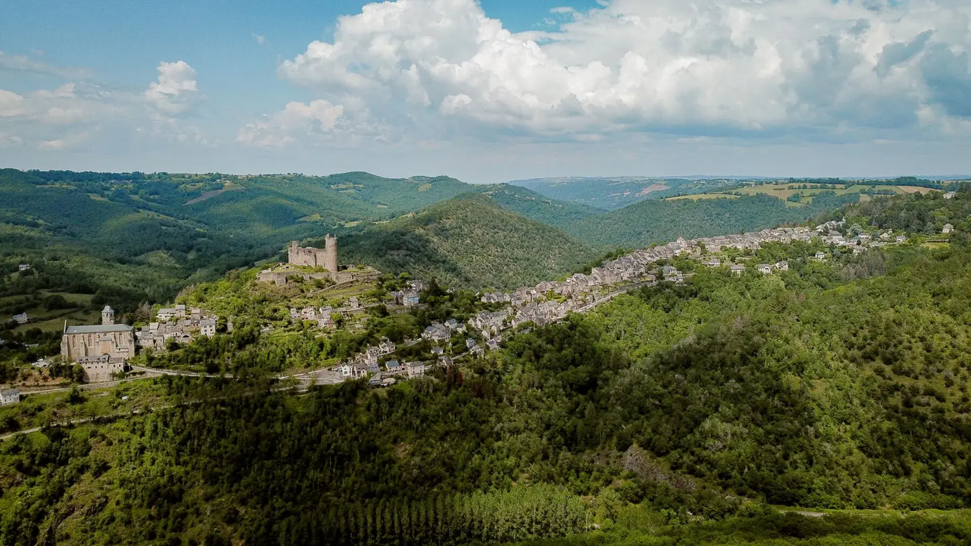 Najac, vue panoramique