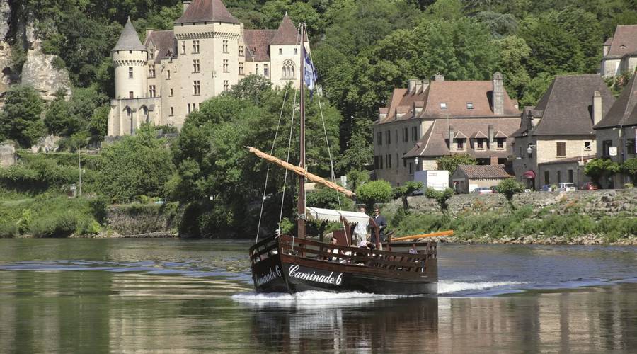 Croisière en gabarre sur la Dordogne