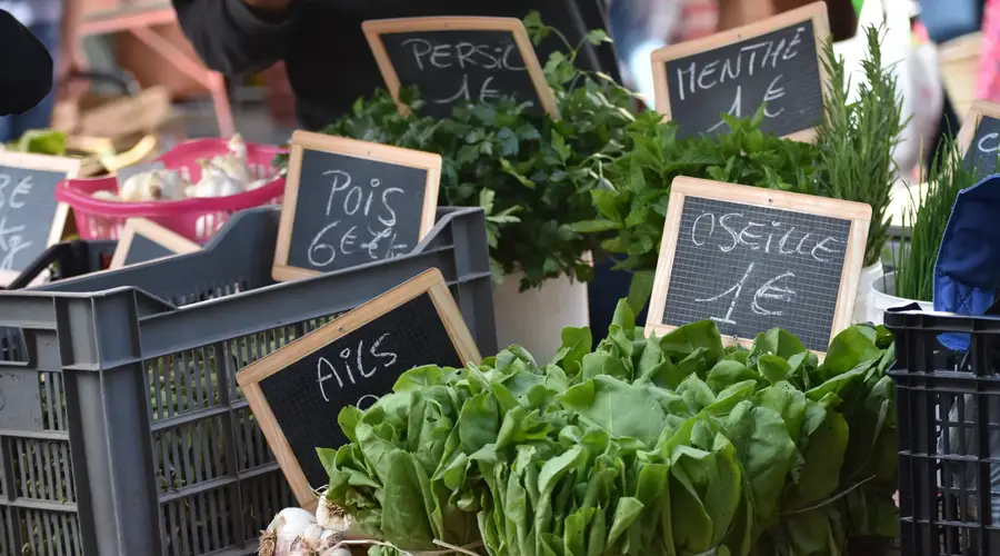 Marché d'été à Saint-Cirq Lapopie