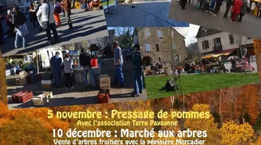 Marché de Najac le dimanche matin
