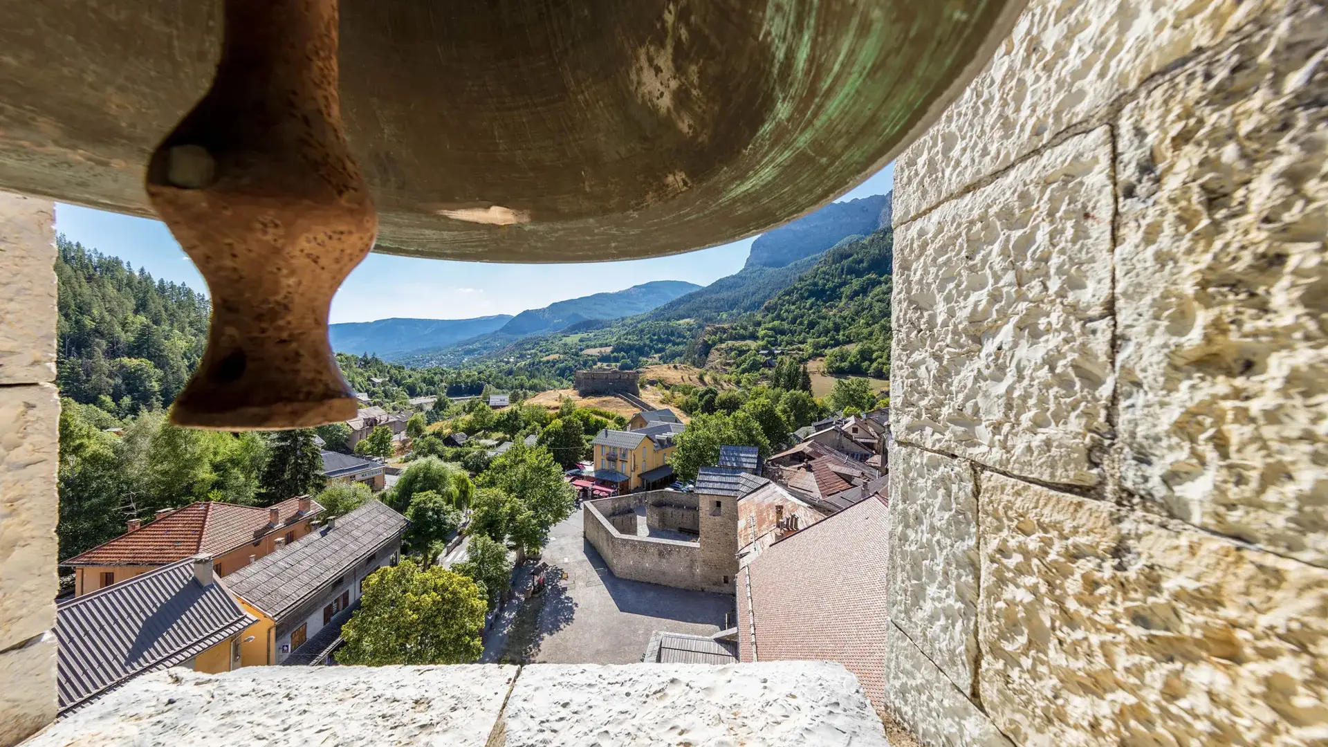 Colmars-les-Alpes, vue depuis le clocher