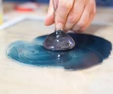 Aurore l'hiver naît - Illustration et peinture végétale