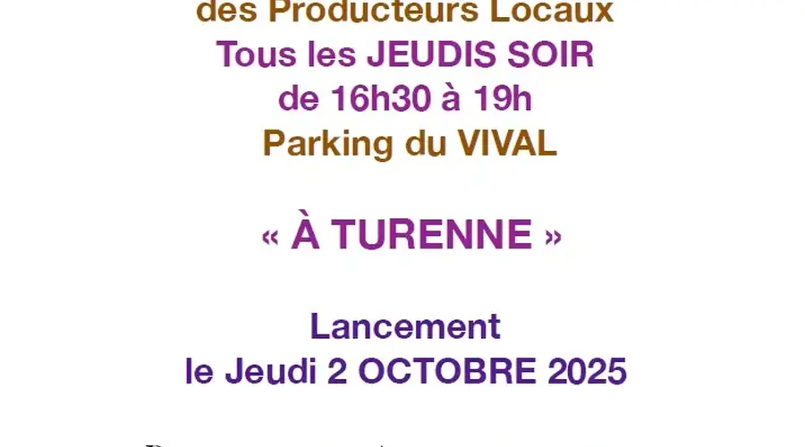 Marché des producteurs locaux