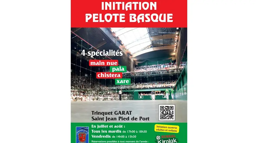 Initiation à la pelote basque