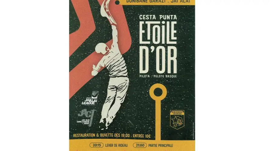 Pelote basque à cesta punta : 1ère demi-finale du tournoi l'Etoile d'or