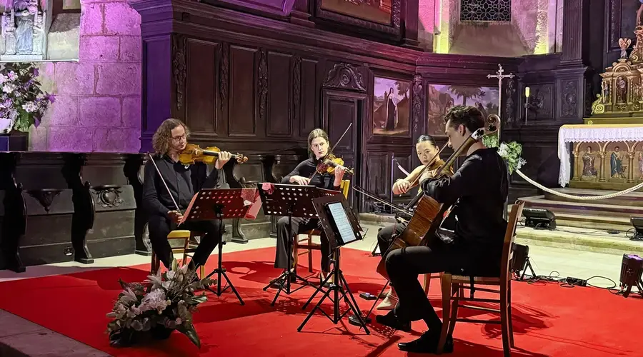 Concert de quatuor à cordes