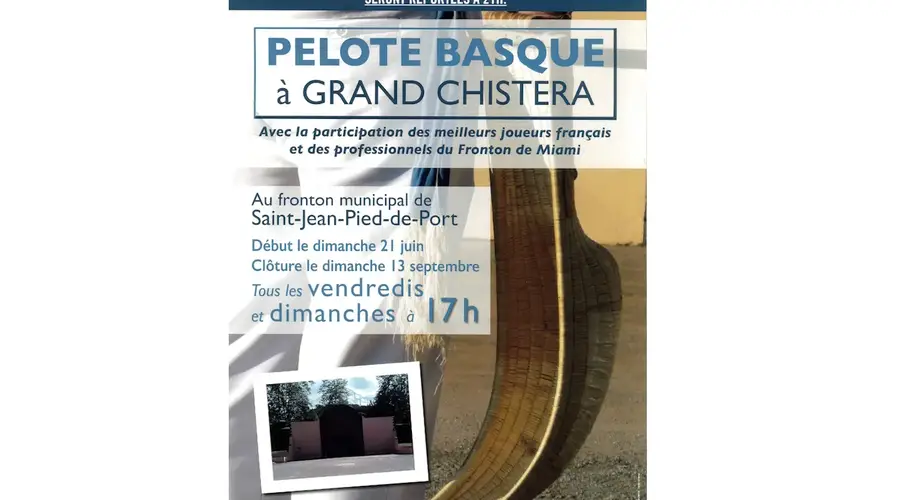 Pelote basque à grand chistera