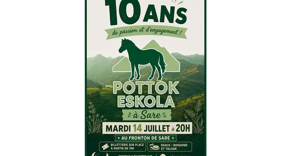 Spectacle force basque et démonstration Pottok