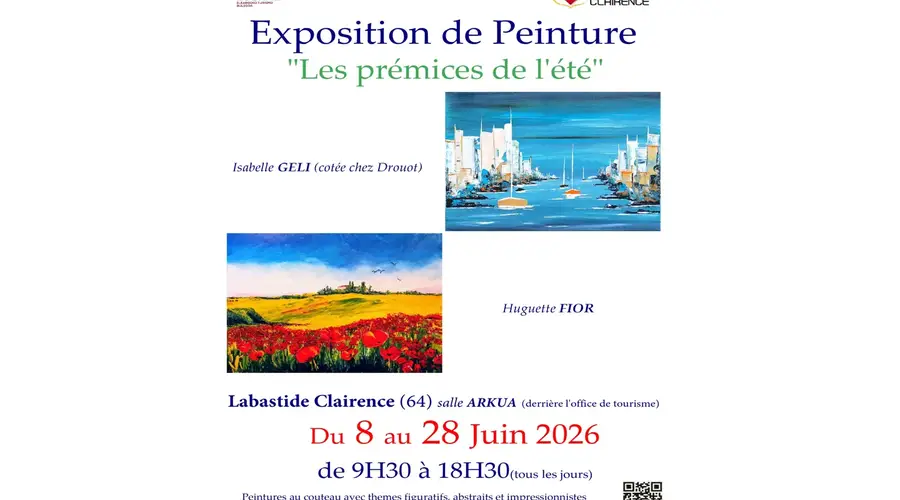 Exposition de peinture, « les prémices de l'été »