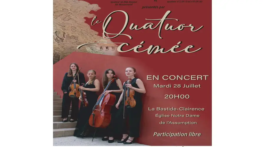 Concert du Quatuor Cémée