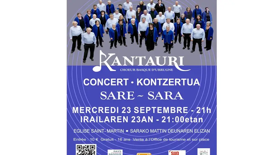 Concert de la chorale Kantauri Abesbatza